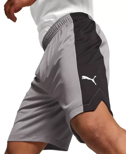 Men's Shot Blocker Shorts-Stormy Slate-puma Black - 2
