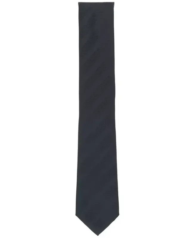 Men's Sidney Stripe Tie, Created for Modazone-Black - 2