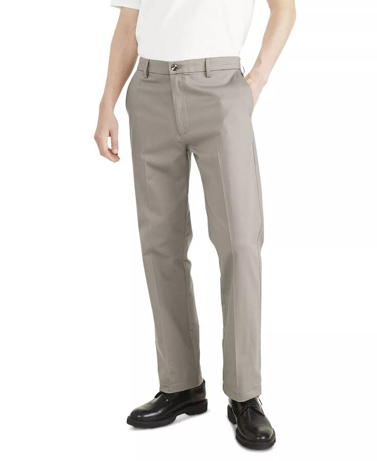 Men's Signature Classic Fit Iron Free Khaki Pants with Stain Defender Cloud - 1