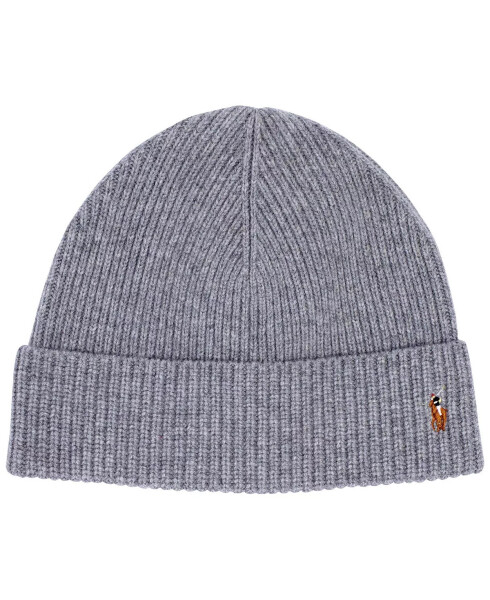 Men's Signature Cuff Hat Fawn Gray Heather - 1