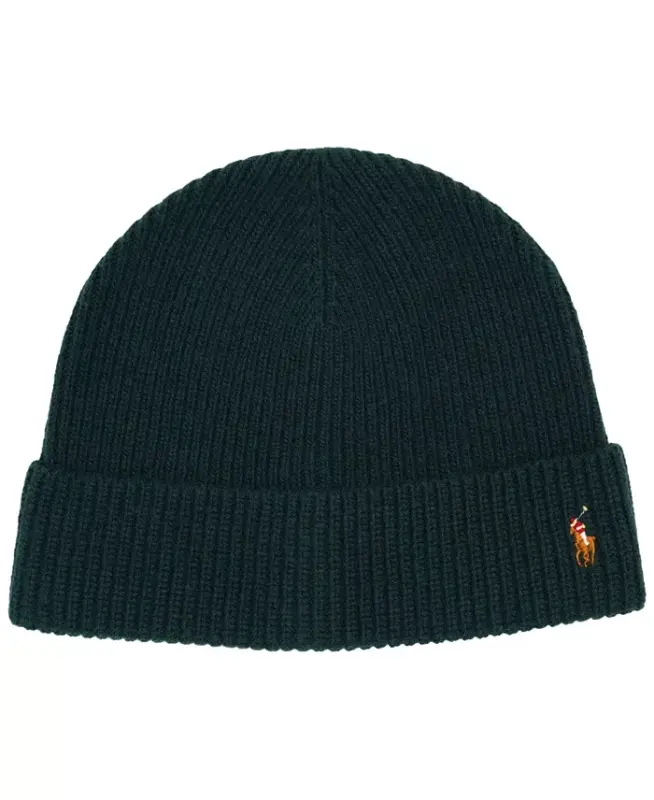 Men's Signature Cuff Hat - Pine - POLO RALPH LAUREN