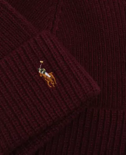 Men's Signature Cuff Hat - Ruby - 3