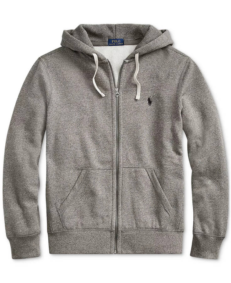 Men's Signature Fleece Hoodie Ash Grey Heather - 3