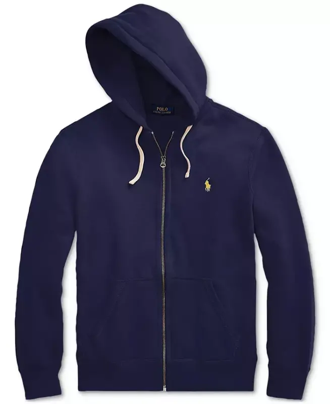 Men's Signature Fleece Hoodie-Cruise Navy - 5