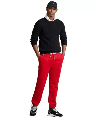 Men's Signature Fleece Sweatpant-RL2000 Red - POLO RALPH LAUREN (1)