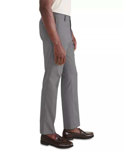 Men's Signature Go Slim-Fit Khaki Pants Car Park Grey - 2