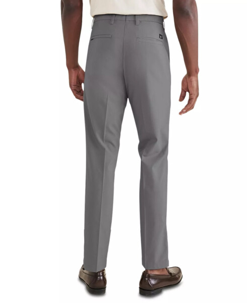 Men's Signature Go Slim-Fit Khaki Pants Car Park Grey - 3