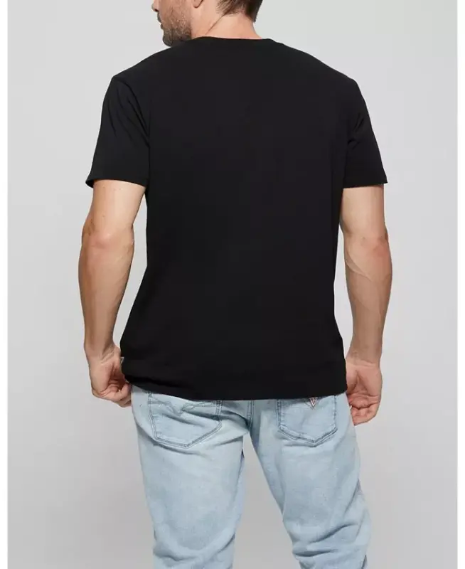 Men's Signature Short Sleeve T-shirt-Black - 2