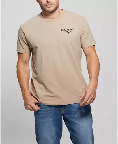 Men's Signature Short Sleeve T-shirt - Tan 