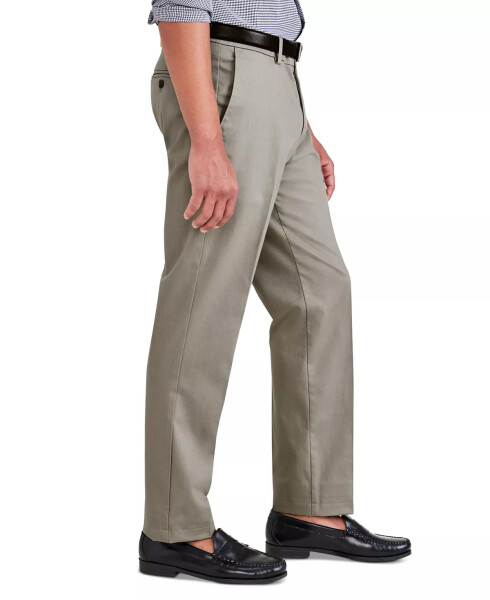 Men's Signature Slim Fit Iron Free Khaki Pants with Stain Defender Cloud - 3