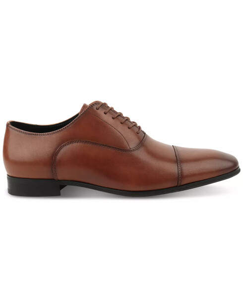 Men's Silas Cap Toe Oxford Dress Shoe, Created for Modazone Brown - 2