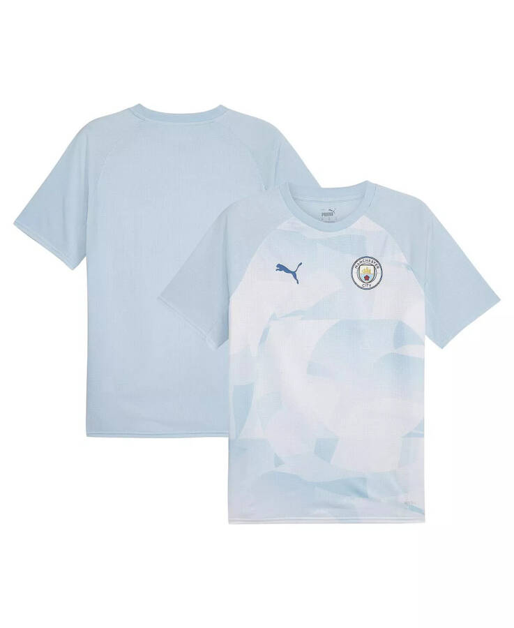 Men's Silver Manchester City 2023/24 Pre-Match Jersey Silver - 1