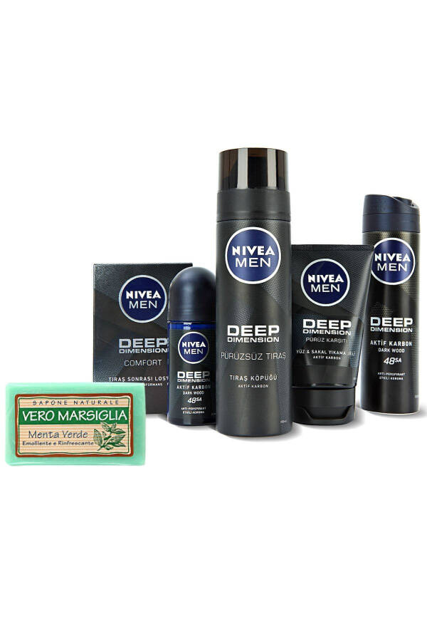 Men's Skin Care Set with Mint Extract Soap - 1