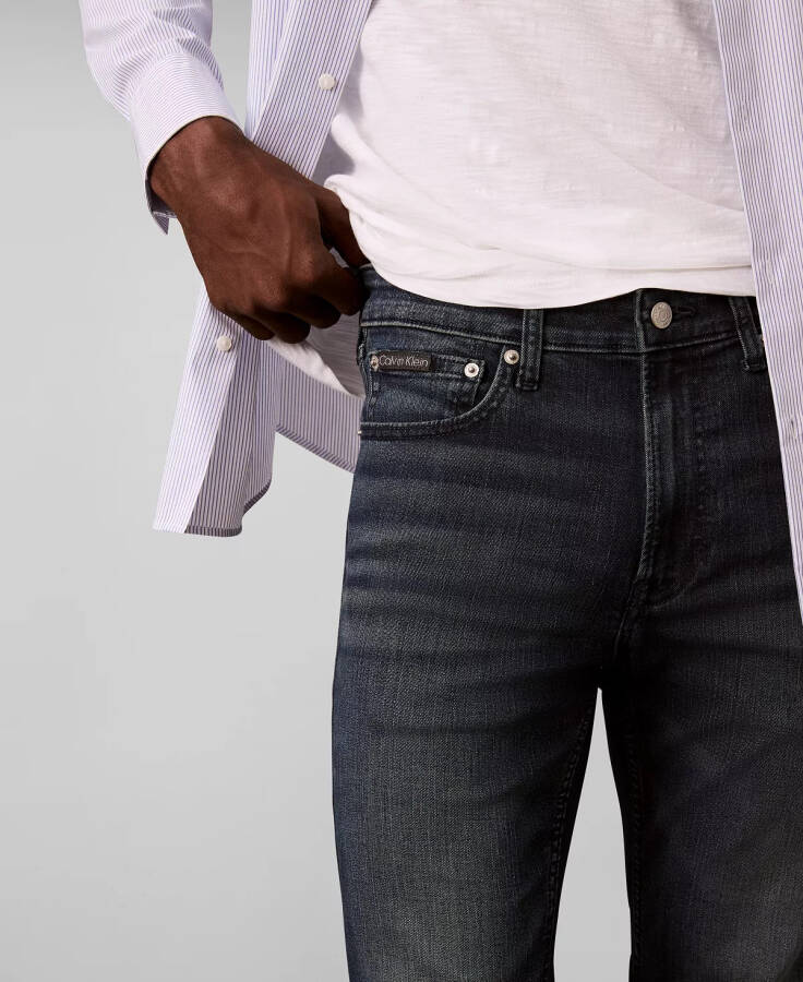 Men's Skinny-Fit Jeans-Boston Blue Black - 7