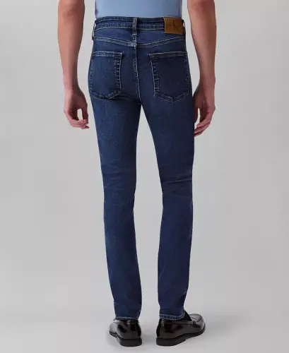 Men's Skinny-Fit Jinsi - Yog'li Slyok - 3