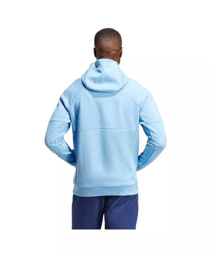 Men's Sky Blue New York City FC Travel Pullover Hoodie Sky Blue - 3