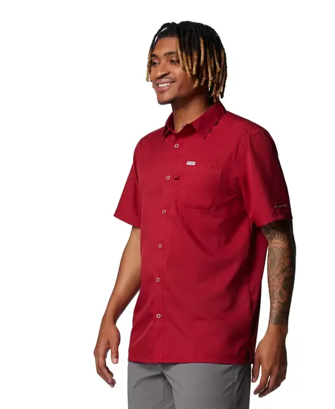 Men's Slack Tide Camp Shirt - Beet - 6