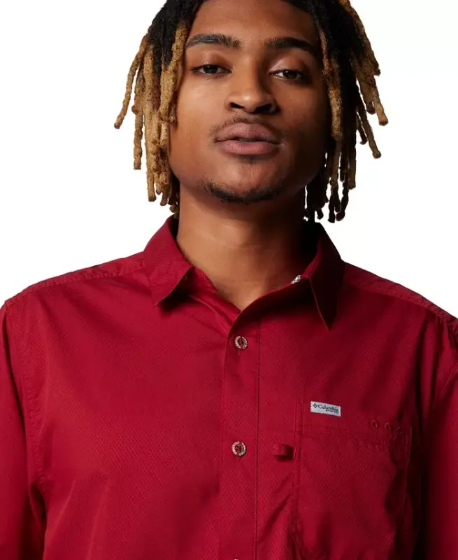 Men's Slack Tide Camp Shirt - Beet - 7