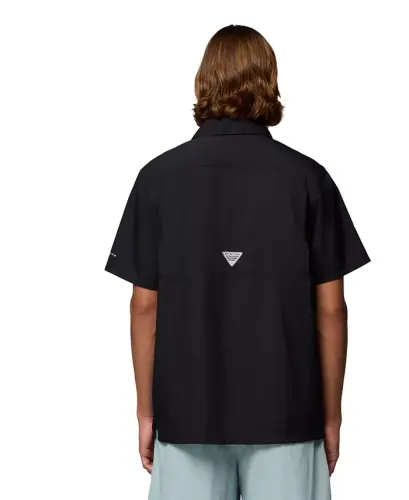 Men's Slack Tide Camp Shirt-Black - 7