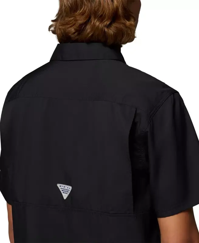 Men's Slack Tide Camp Shirt-Black - 5