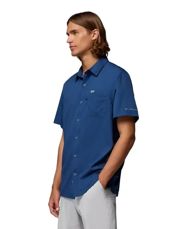 Men's Slack Tide Camp Shirt - Carbon - 3