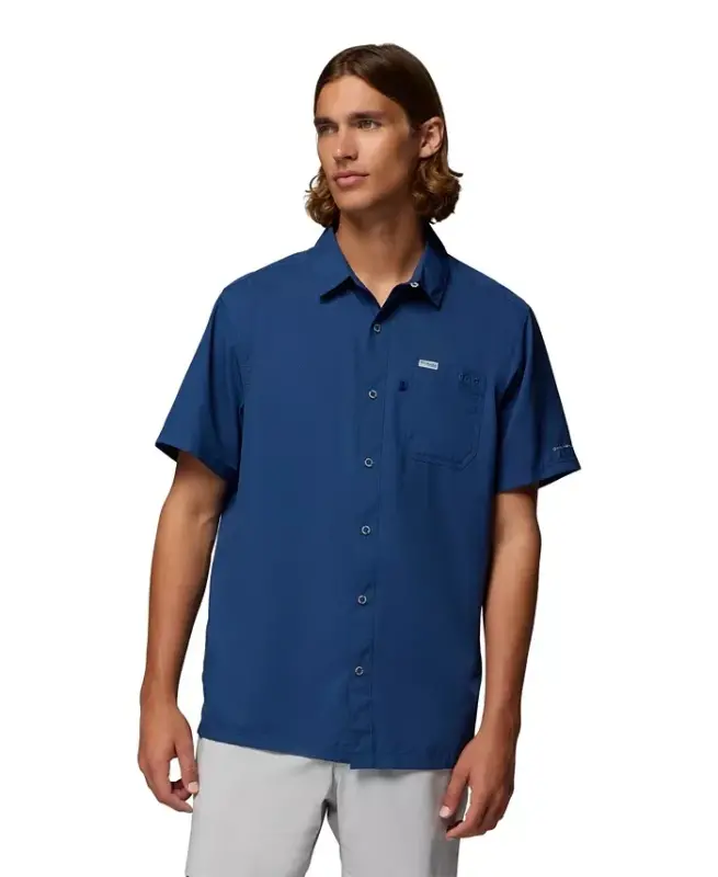 Men's Slack Tide Camp Shirt - Carbon - 1
