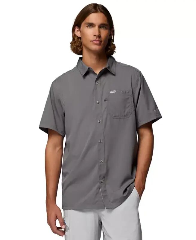 Men's Slack Tide Camp Shirt - City Grey - 1
