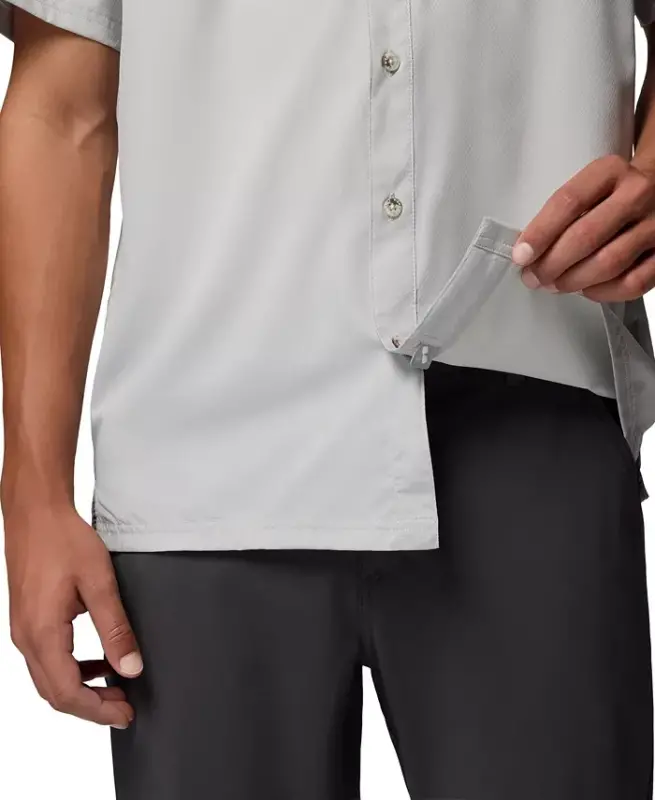 Men's Slack Tide Camp Shirt-Cool Gray - 6