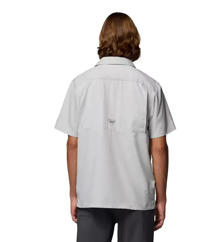 Men's Slack Tide Camp Shirt-Cool Gray - 7