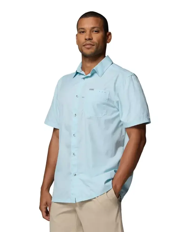 Men's Slack Tide Camp Shirt - Marine Light - 3