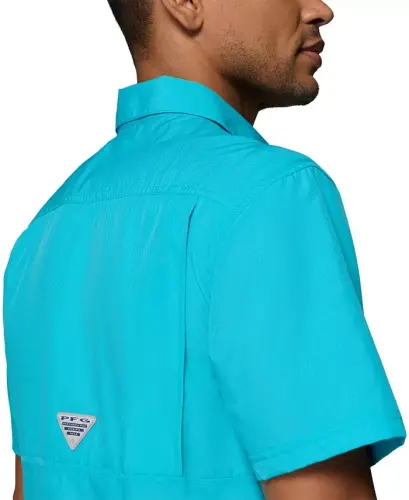 Men's Slack Tide Camp Shirt - Ocean Teal - 4