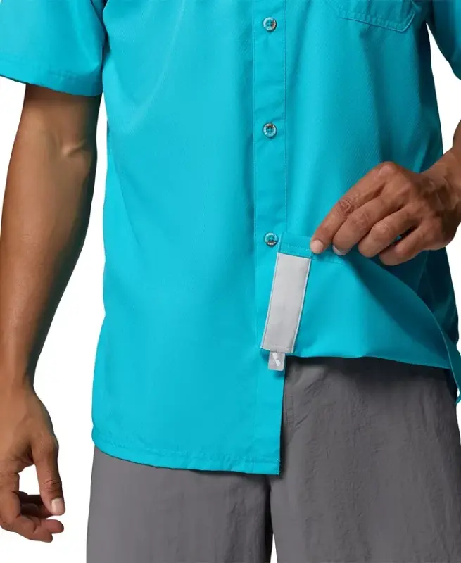 Men's Slack Tide Camp Shirt - Ocean Teal - 6