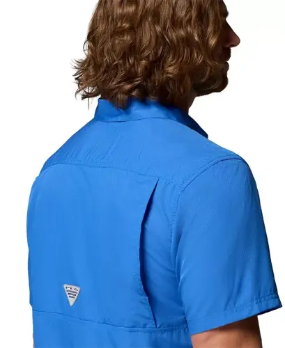 Men's Slack Tide Camp Shirt-Vivid Blue - 5