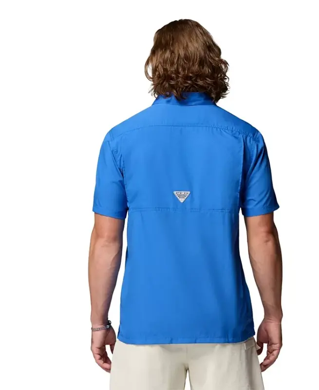 Men's Slack Tide Camp Shirt-Vivid Blue - 7