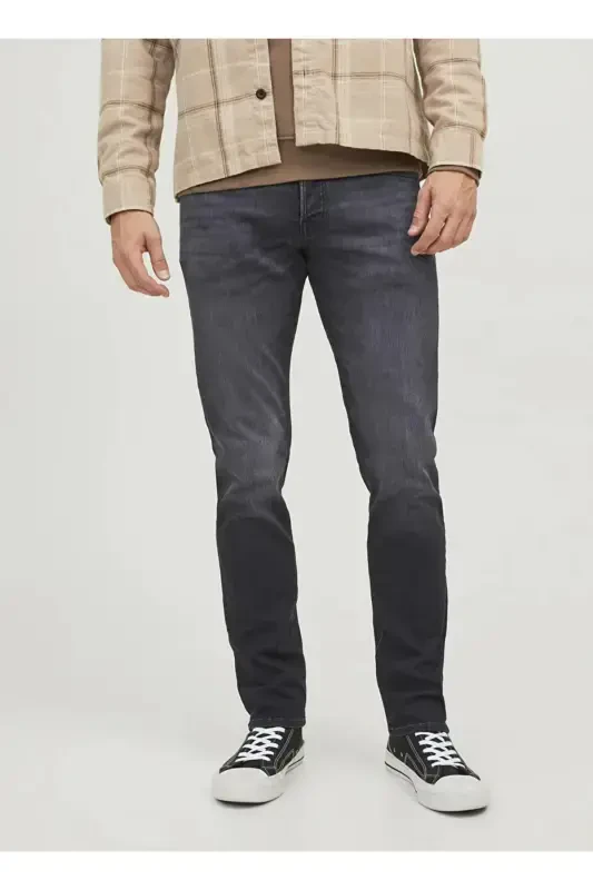 Men's Slim Black Jeans - 1