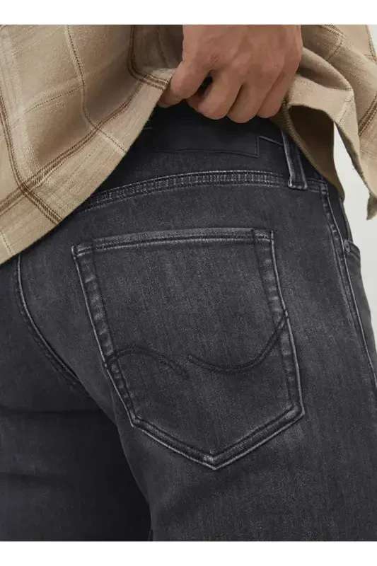 Men's Slim Black Jeans - 5