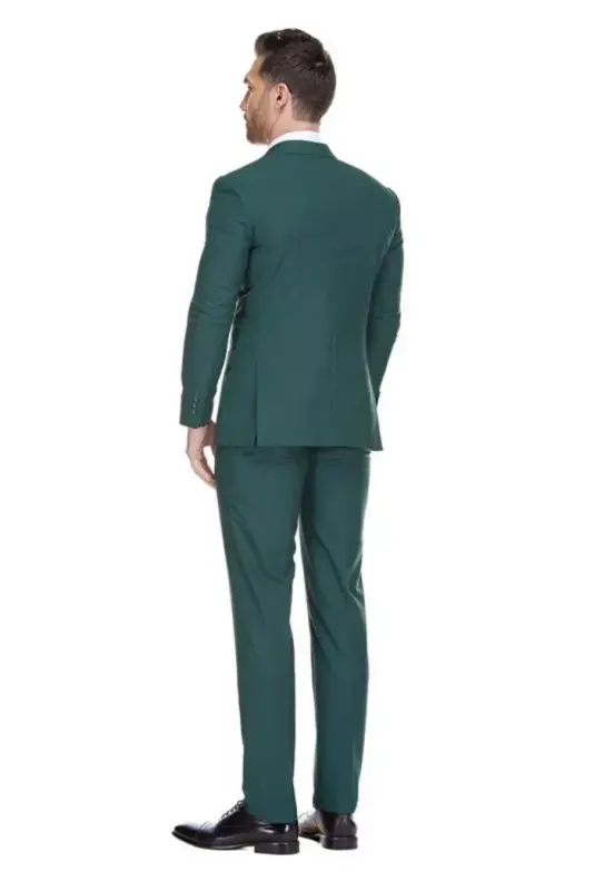 Men's Slim Fit 2-Piece Double Breasted Suit - 3