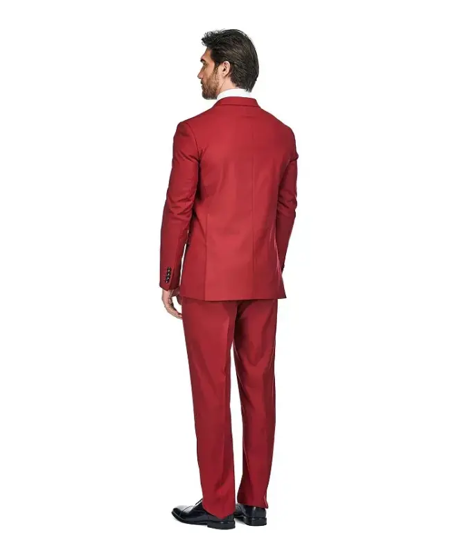 Men's Slim Fit 2-Piece Double Breasted Suit - 3