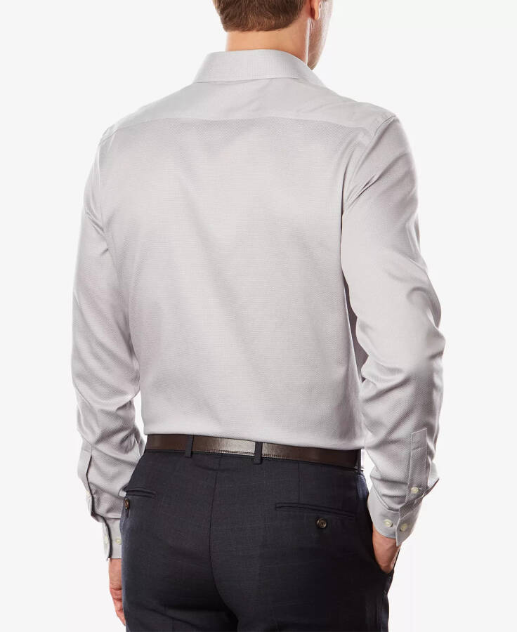 Men's Slim Fit Airsoft Performance Non-Iron Dress Shirt Gray - 12