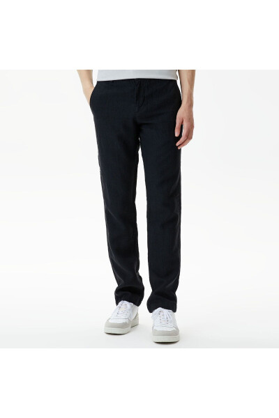 Men's Slim Fit Chino Black Pants - 15