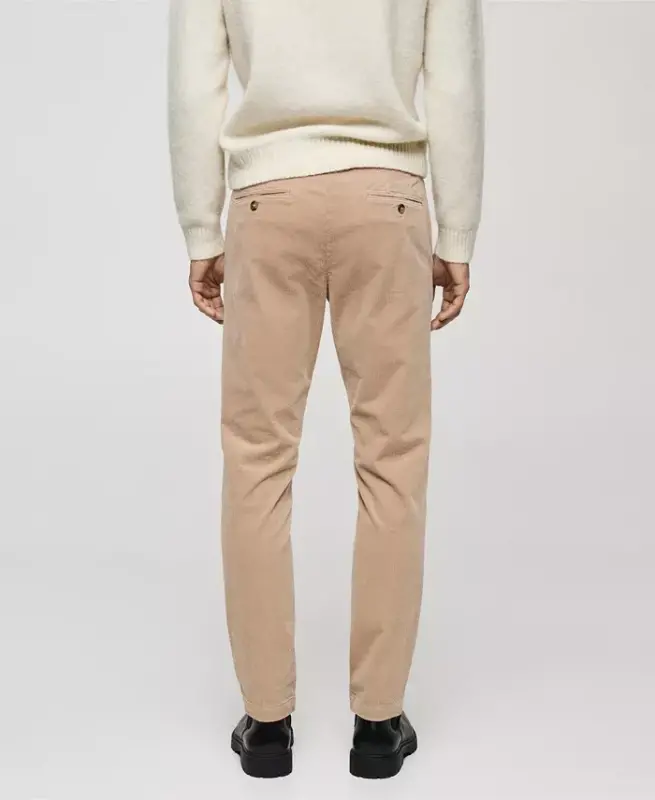 Men's Slim-Fit Corduroy Pants - 3