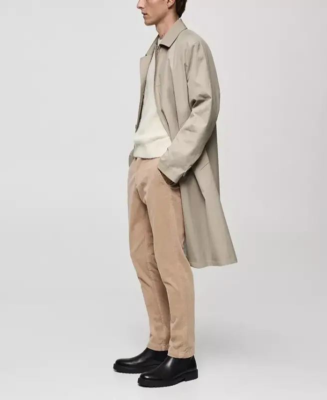 Men's Slim-Fit Corduroy Pants - 4