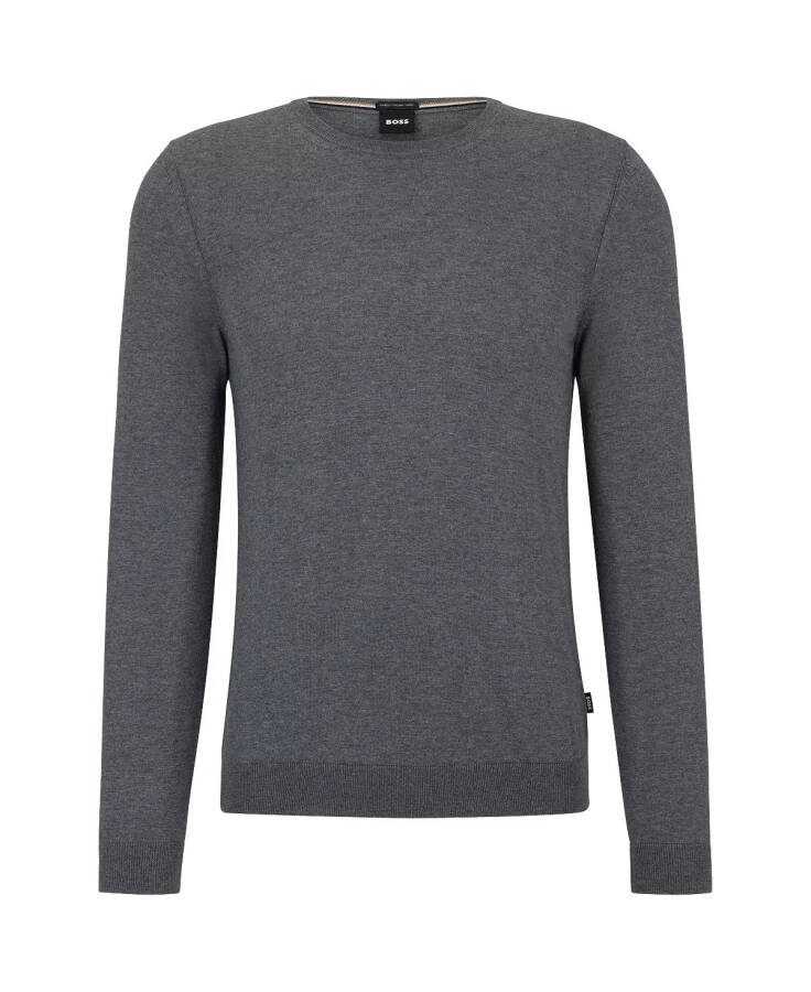 Men's Slim-Fit Crew-Neck Sweater Medium Grey - 2