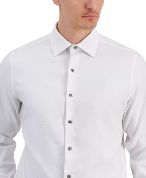 Men's Slim-Fit Dobby Dress Shirt, Created for Modazone White - 3