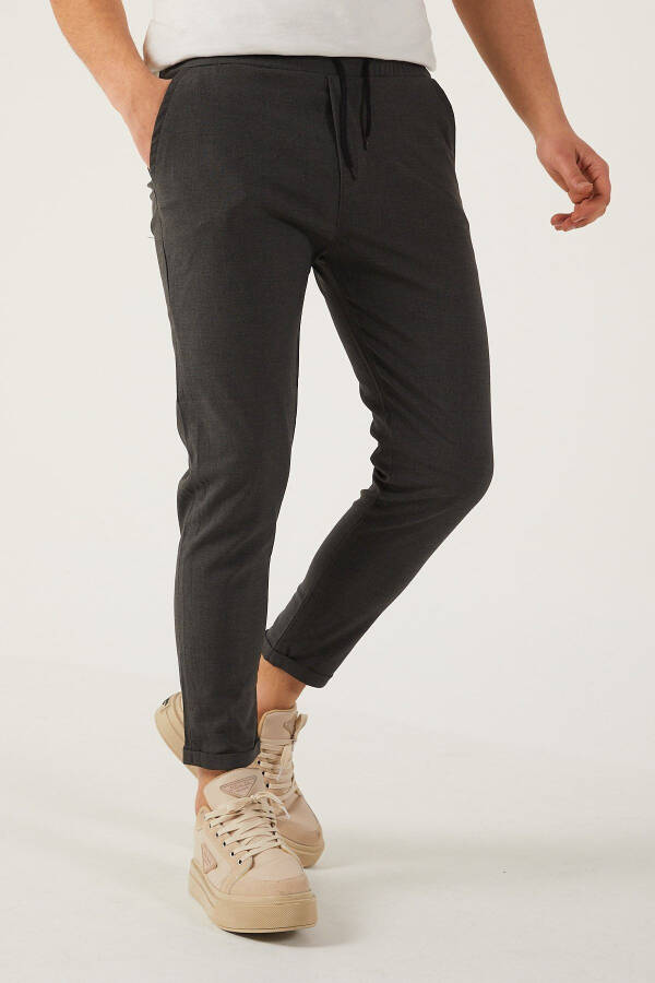 Men's Slim Fit Double Cuff Jogger Pants - 6