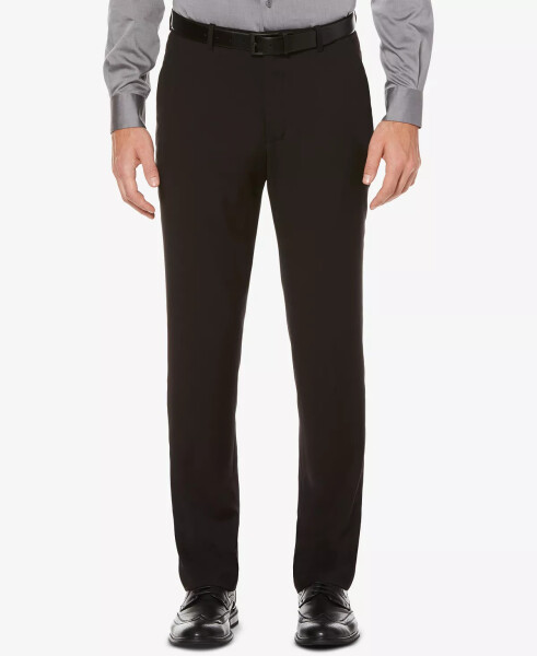 Men's Slim-Fit Dress Pants Black - 1