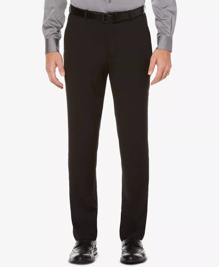 Men's Slim-Fit Dress Pants Black - 1