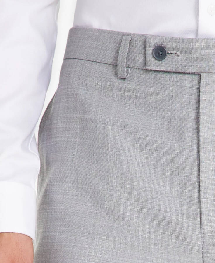 Men's Slim-Fit Dress Pants Light Grey - 5