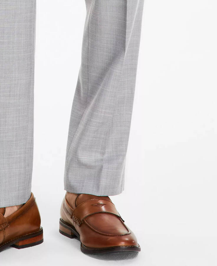 Men's Slim-Fit Dress Pants Light Grey - 6