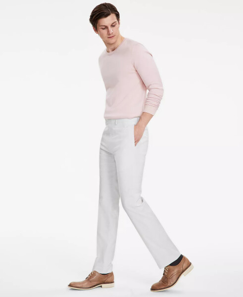 Men's Slim-Fit Dress Pants Off White - 1